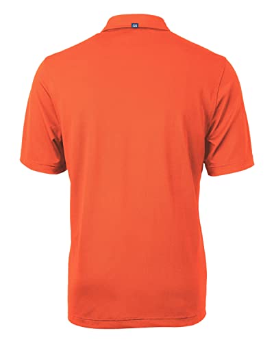 Cutter & Buck Men's Big & Tall Short Sleeve Virtue Eco Pique Recycled Polo Shirt, College Orange, 1XB