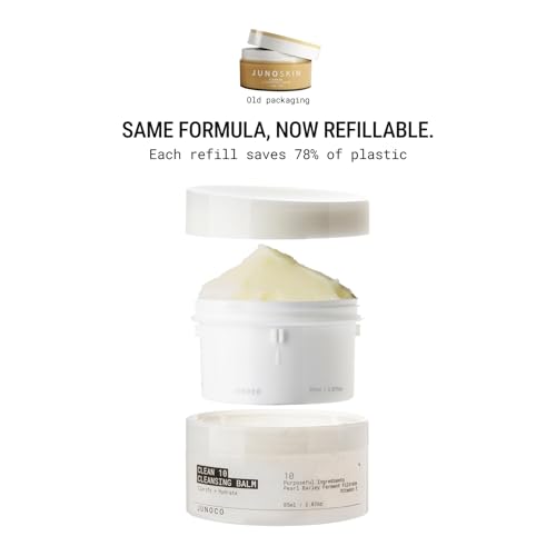 JUNO & Co. JADE Clean10 Cleansing Balm - Makeup Remover Balm - Effortlessly Removes Makeup & SPF - 2.87oz Makeup Remover Balm Full Set