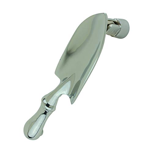 Renovators Supply Manufacturing Brass Door Knockers for Front Door 7 in. Trowel Style Chrome Plated Brass Door Knocker with Mounting Hardware
