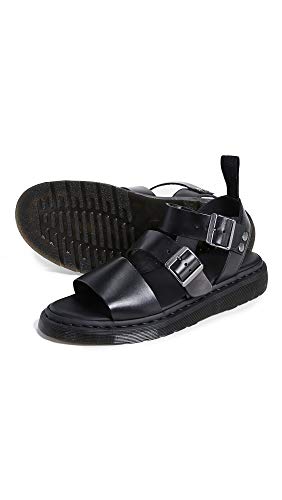 Dr. Martens Mens Strap Sandal Gryphon, Black, 4-5 US