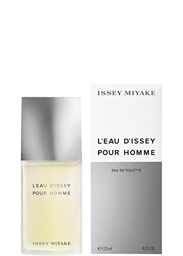 Issey Miyake L'eau D'Issey Pour Homme, EDT Spray for Men, 4.2 Ounce