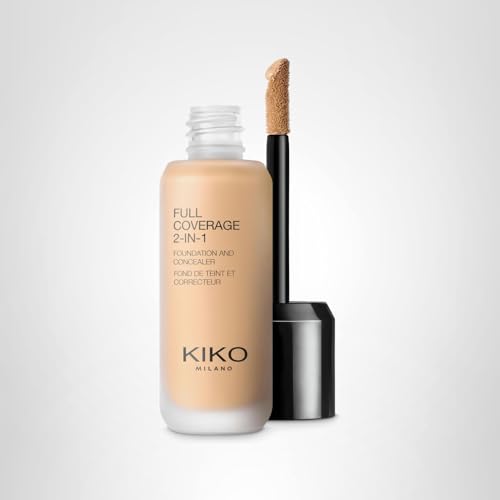 KIKO Milano Full Coverage 2-in-1 Foundation & Concealer, N35 | 2 in 1 Foundation And Concealer, Superior Coverage