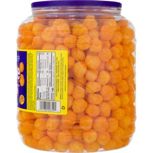 Utz Cheese Balls – 23 Ounce Barrel (1.44 lbs) – Made with Real Cheese, Resealable Container, Gluten Free, Easy and Quick Party Snack