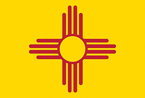 Toland Home Garden New Mexico State Flag 12.5 x 18-Inch Decorative USA-Produced Garden Flag