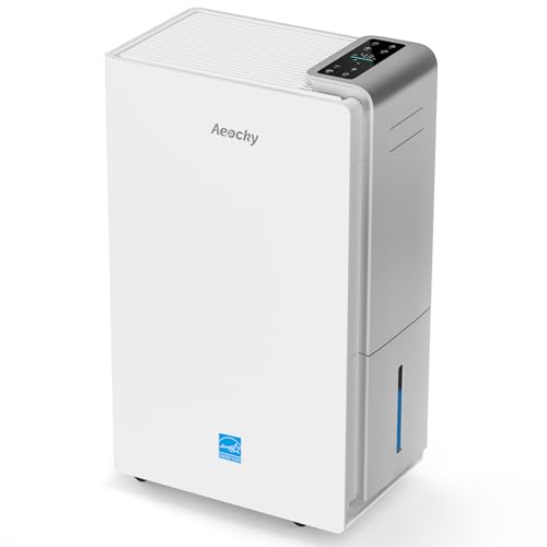 4500 Sq.Ft Most Efficient Energy Star 2024 Dehumidifier,AEOCKY 52 Pint Smart Compressor Dehumidifier with Drain Hose, Intelligent Humidistat,for Basement, Large Room, Bedroom, Home, Bathroom, RV, Boat
