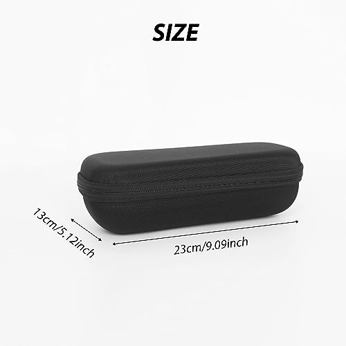 ZUJFPL Bose Soundlink Flex Bluetooth Speaker Case, Hard EVA Carrying Storage Bag, Waterproof, Shockproof and Dustproof Travel Case for Speaker - Black