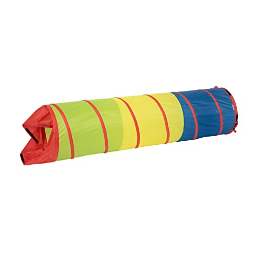 Pacific Play Tents 20560 Primary Colors 6' Play Tunnel 72" x 19" x 19"