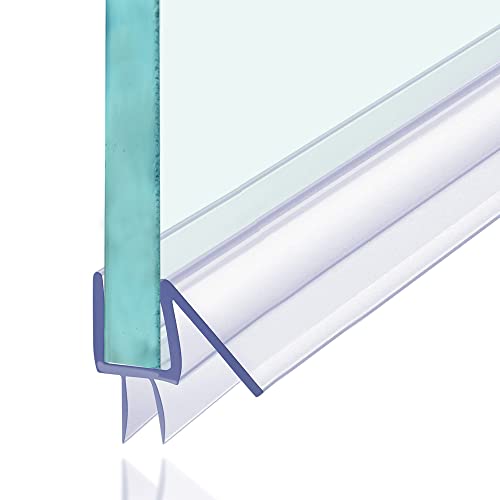 Custom Glass Shower Door Ravello Series 3/8" Thick for Bathroom - Cut to Size Frameless Double Hinge Swing Shower Door with Glass Protection and Chrome Hardware by Fab Glass and Mirror