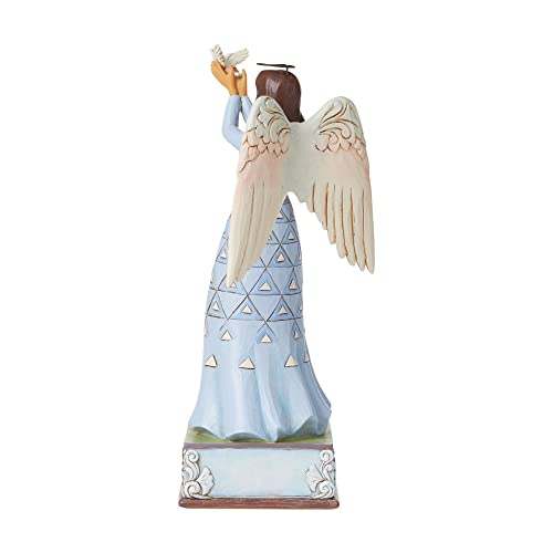 Enesco Jim Shore Heartwood Creek Always Remembered Bereavement Angel Figurine, 9.25 Inch, Multicolor