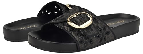 Nine West Women's GIULIA Sandal, Light Natural 110, 10