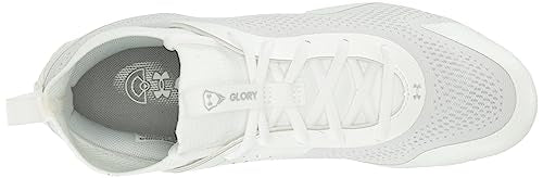 Under Armour Women's Glory 2 MC, (101) White/White/Red, 11, US