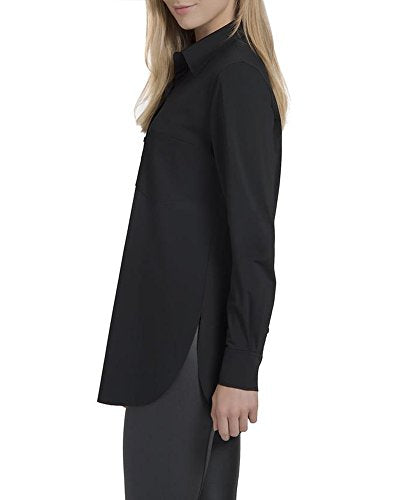 Lyssé womens Schiffer Button Down Shirt, Black, X-Small US