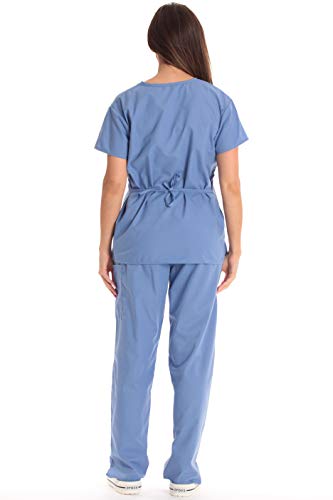Just Love Tie Back Scrubs Set for Women 17777W-Carribean-S