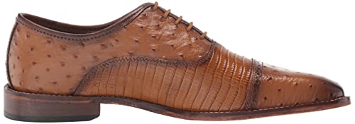 Stacy Adams Men's Rodano Cap Toe Oxford, TAN, 11 Wide