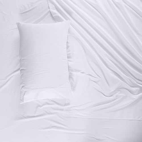 Utopia Bedding King Sheet Set, Soft Microfiber 4 Piece Bed Sheets with 15" Deep Pocket - Easy Care Brushed Microfiber (Paisley - Navy)