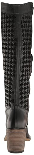 Lucky Brand Women's Abeny Cut-Out Knee-High Boot Fashion, Chocolate, 11