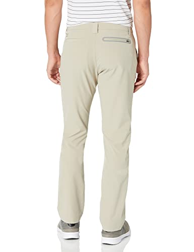 Cutter & Buck Men's CB Drytec 50+UPF Moisture Wicking Bainbridge Sport Pant, Black, 3432