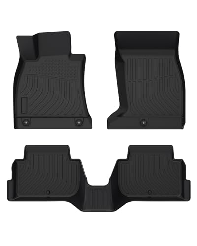 Cartist Floor Mats Custom Fit for Kia Stinger 2018-2023 2024 (AWD Models) Accessories All Weather Floor Liners Carpet Protection TPE Heavy Duty