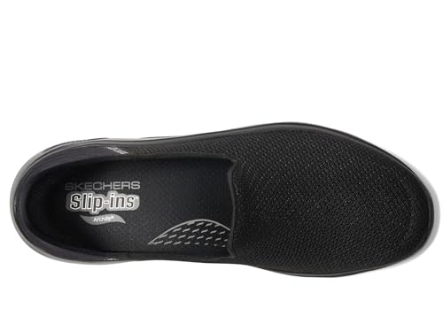 Skechers Women's Go Walk Arch Fit 2.0 Delara Hands Free Slip-Ins Sneaker, Black, 8