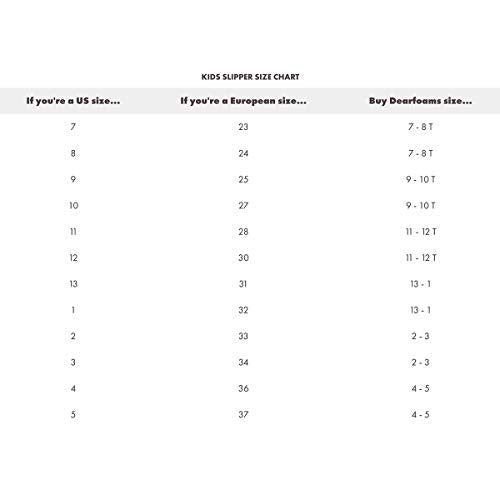 Dearfoams Lana Slide with Slogan Slipper, Babe Squad, US 9-10 Unisex Little Kid