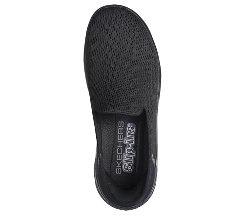 Skechers Women's Hands Free Slip-Ins Go Walk Flex-Relish Sneaker, Navy, 10 Narrow