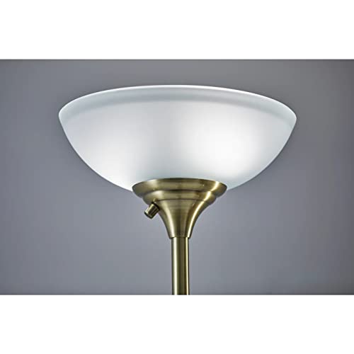 Adesso 4208-21 Bergen Torchiere, Lamp, Black