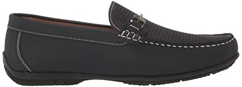 Stacy Adams Men's Corley Moc Driving Style Loafer, White, 12