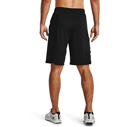Under Armour mens Raid 2.0 Wokout Gym Shorts , Black (001)/White , Medium