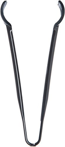 Carlisle FoodService Products CFS Carly Salad Tong, 9" Salad Tong, Black, 1 Pack