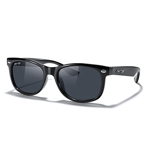 MERRY'S Unisex Kids Polarized Sunglasses for kids Children Polarized Retro Sunglasses Age 3-12