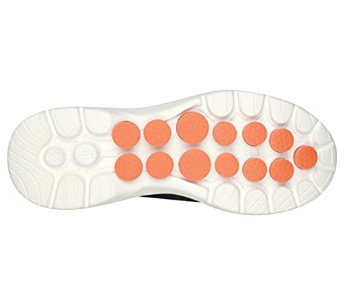 Skechers Men's Gowalk 6-Stretch Fit Slip-On Athletic Performance Walking Shoe, Black/Grey, 14 X-Wide