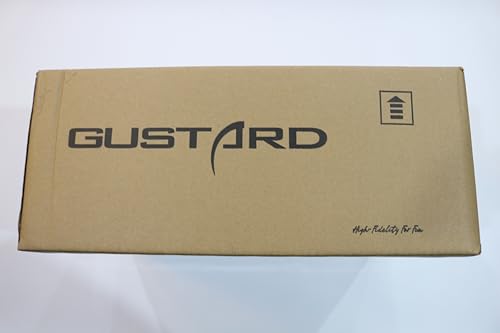 Gustard R26 Discrete R2R DAC, DSD512 PCM768kHz K2 Clock R2R-1Bit Balanced Preamp Digital-Analog Audio Converter Streamer with Remote Control (Black)