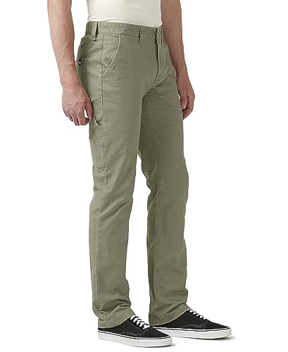 Buffalo David Bitton Men's Straight Six Carpenter Pant, Dark Beige