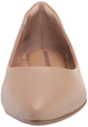 Amazon Essentials Women's Pointed-Toe Ballet Flat, Blush, 10
