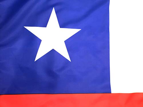 High Supply 3x5 Chile Flag with Two Brass Grommets, 100% Polyester Fabric, and Double Stitched Edges Chilean Flag 3x5 Flag of Chile