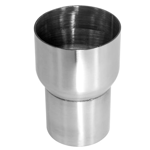 Atokrtact 2"ID to 2.5"ID Exhaust Pipe Reducer Adapter 304 Stainless Steel for Universal Car Connector (2"ID - 2.5"ID)