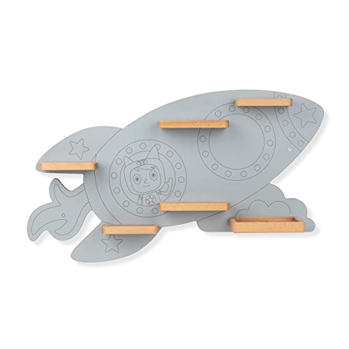 Tonies Magnetic Wall Shelf for Toniebox, Charging Station, and 20 Characters - Mountain