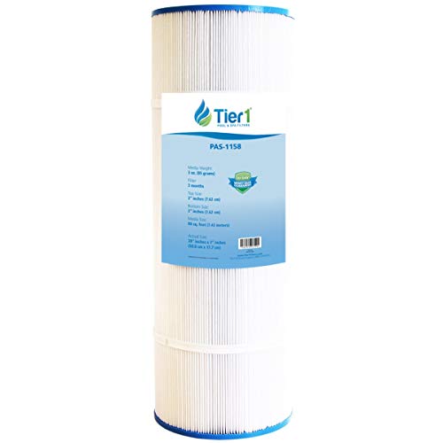 Tier1 Pool & Spa Filter Cartridge | Replacement for Pentair Clean & Clear Plus 320, CCP320, Pleatco PCC80, Unicel C-7470 and More | 80 sq ft Pleated Fabric Filter Media
