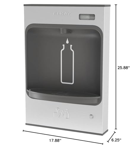 Elkay EMASMB Bottle Filling Station, Large, Stainless Steel