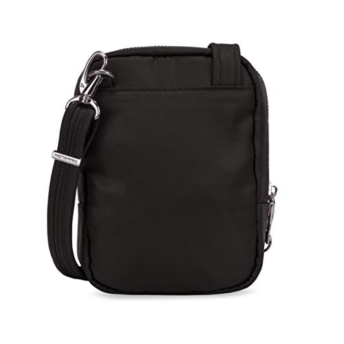 Travelon Anti-Theft Tailored Crossbody Phone Pouch, Onyx