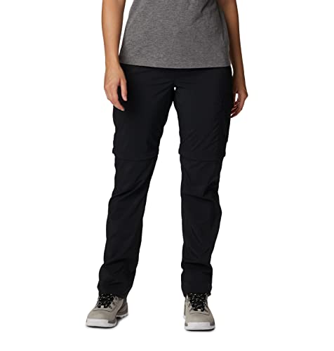 Columbia Women's Silver Ridge Utility Convertible Pant, Black, 14