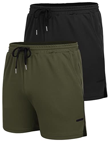 COOFANDY Workout Shorts for Men 5" Quick Dry Bodybuilding Pants Training Running Athletic Gym Jogger with Pockets