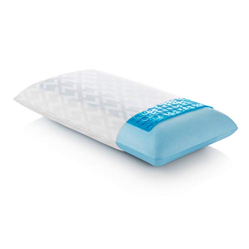 Z Gel-Infused Dough Memory Foam + Z Gel Pillow - Removable Tencel Cover - Queen - High Loft