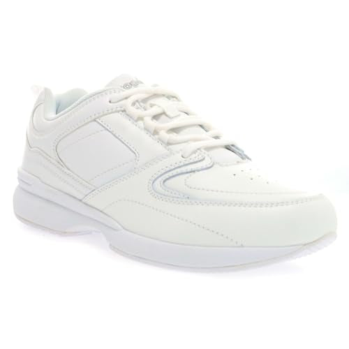 Propét Women's LifeWalker Sport Sneakers, White, 8.5 XX-Wide US