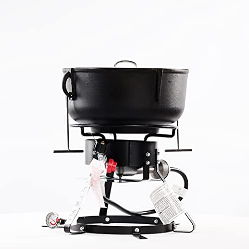 King Kooker Model # 1204 Jambalaya Cooker and 4 Gallon Cast Iron Pot