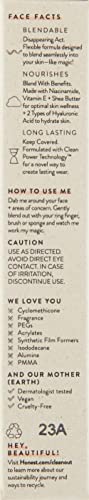 Honest Beauty Fresh Flex Concealer with Niacinamide + Vitamin E + Hyaluronic Acid | Vegan + Cruelty free | Mocha, 0.17 fl oz