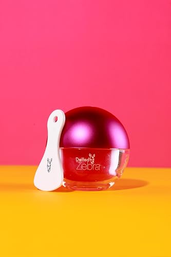 Dotted Zebra Peel Off Sparkle Mask Pink Frenzy, 1.6 oz - With Hyaluronic Acid and Collagen - Hydrating Face Mask - Vegan - For All Skin Types