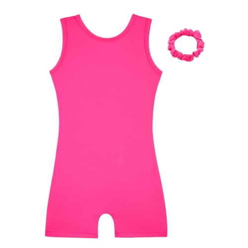 HOZIY Gymnastics Leotards for Girls With Scrunchies Pink Purple Blue Galaxy Milky Way Stars Cosmos 2t 3t Toddlers Dance Outfits Biketard