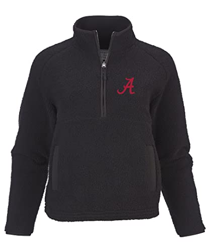 boxercraft Women's USC Trojans Everest Half Zip, Black, XXS