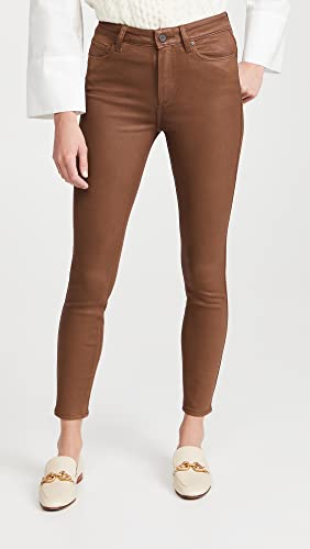 PAIGE Women's Hoxton Crop High Rise Slim Fit Jean, Sunset Ombre, 30